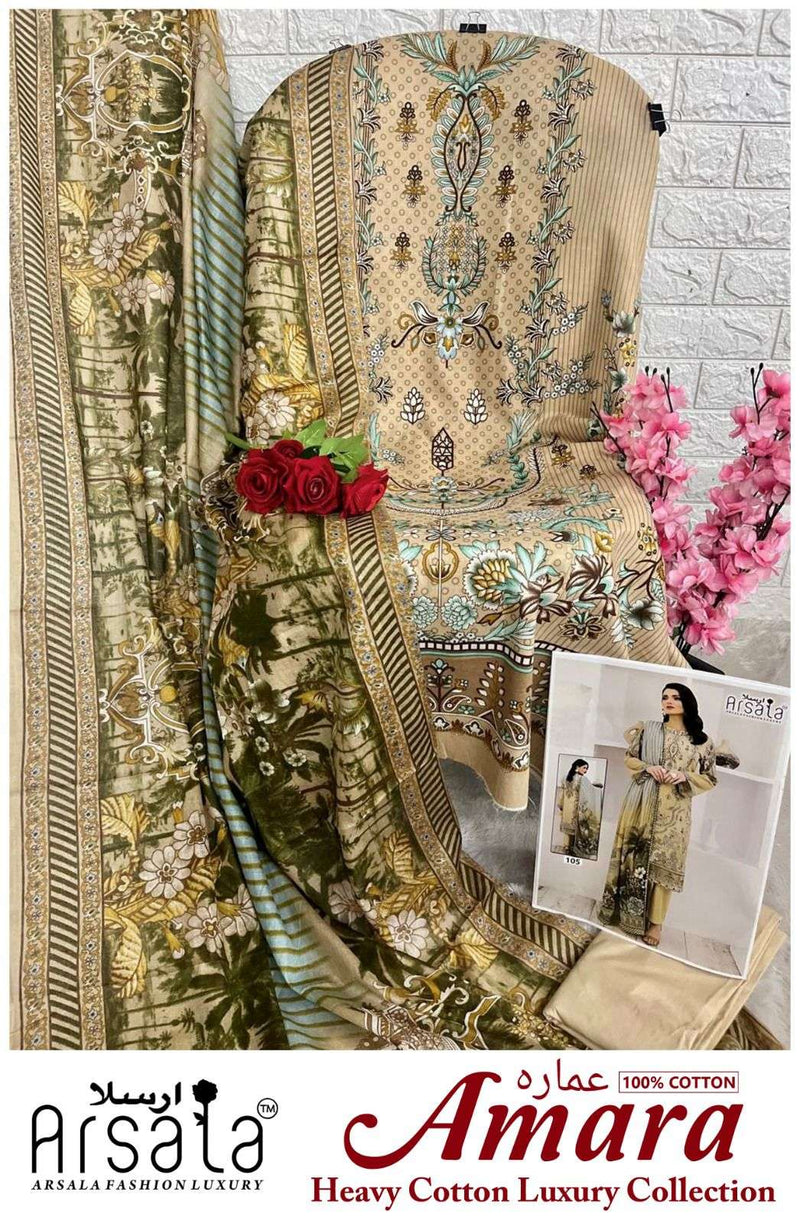 Arsala Fashion Amara Pure Heavy Lawn Cotton Printed Salwar Suit