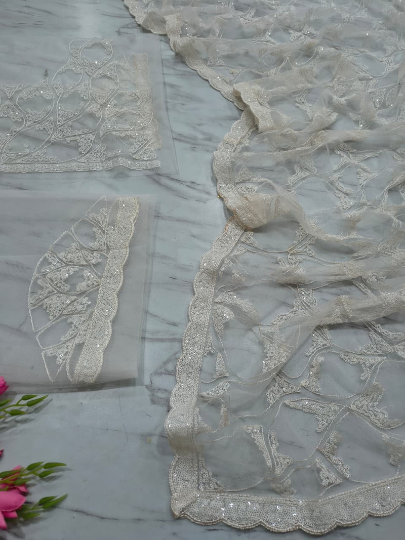 SYF ASN-87 Premium Butterfly Net Sequins Saree – Elegant Party & Wedding Wear Collection