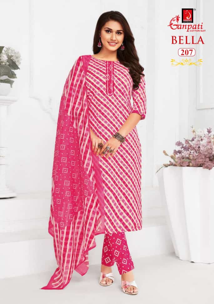 Ganpati Bella Vol 2 Cotton Printed Regular Wear Salwar Suits Collection