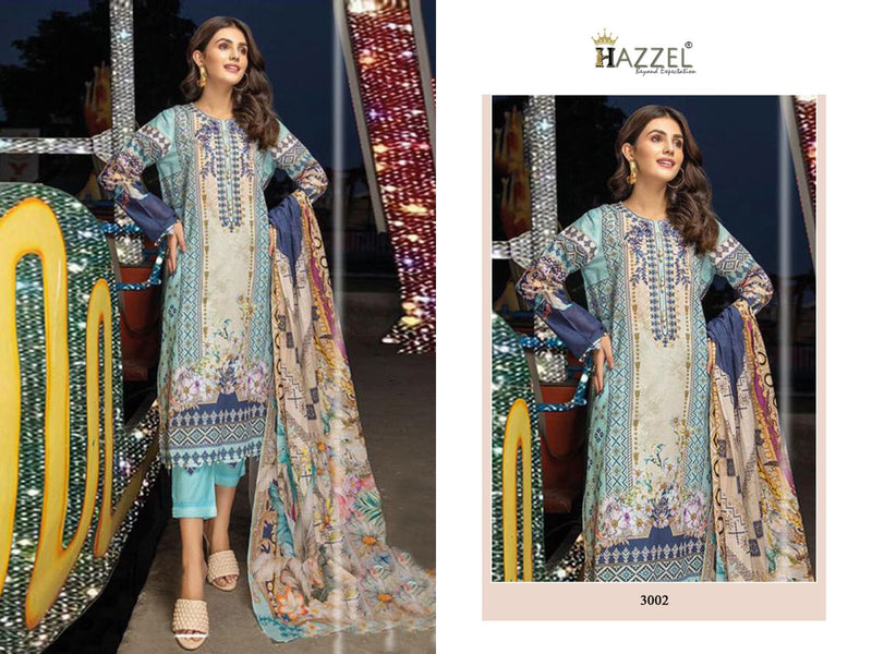 Hazzel Best Of Queens Court Vol 3 Cotton Print With Embroidery Salwar Kameez