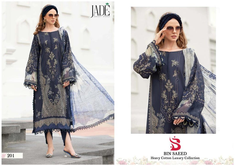 Jade Bin Saeed Heavy Cotton Luxury Collection Vol 2 Printed Salwar Kameez