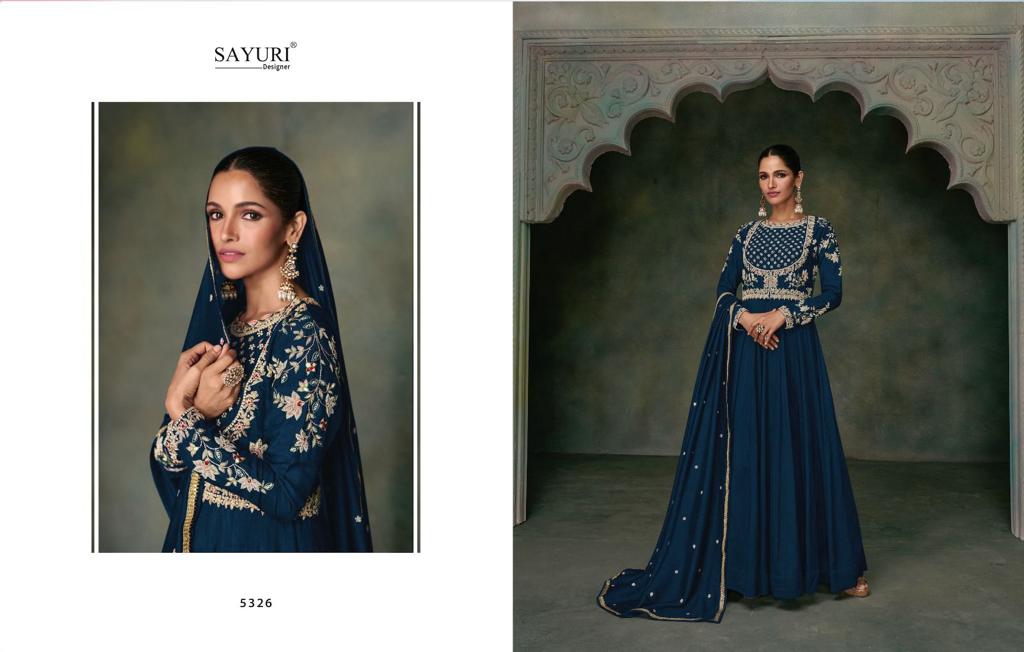 Sayuri Designer Bunaai Silk With Designer Readymade Suit Collection