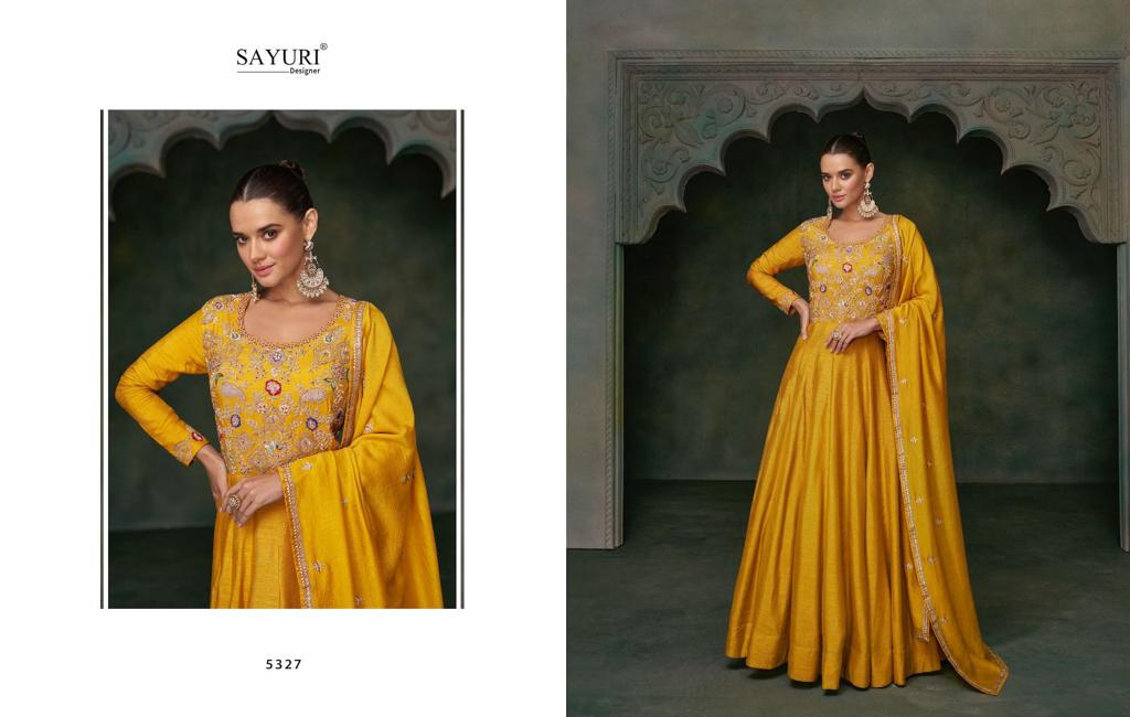 Sayuri Designer Bunaai Silk With Designer Readymade Suit Collection