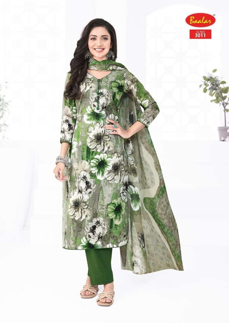 Baalar Kashmir Cotton Vol 3 Lawn Cotton Dailywear Salwar Suit