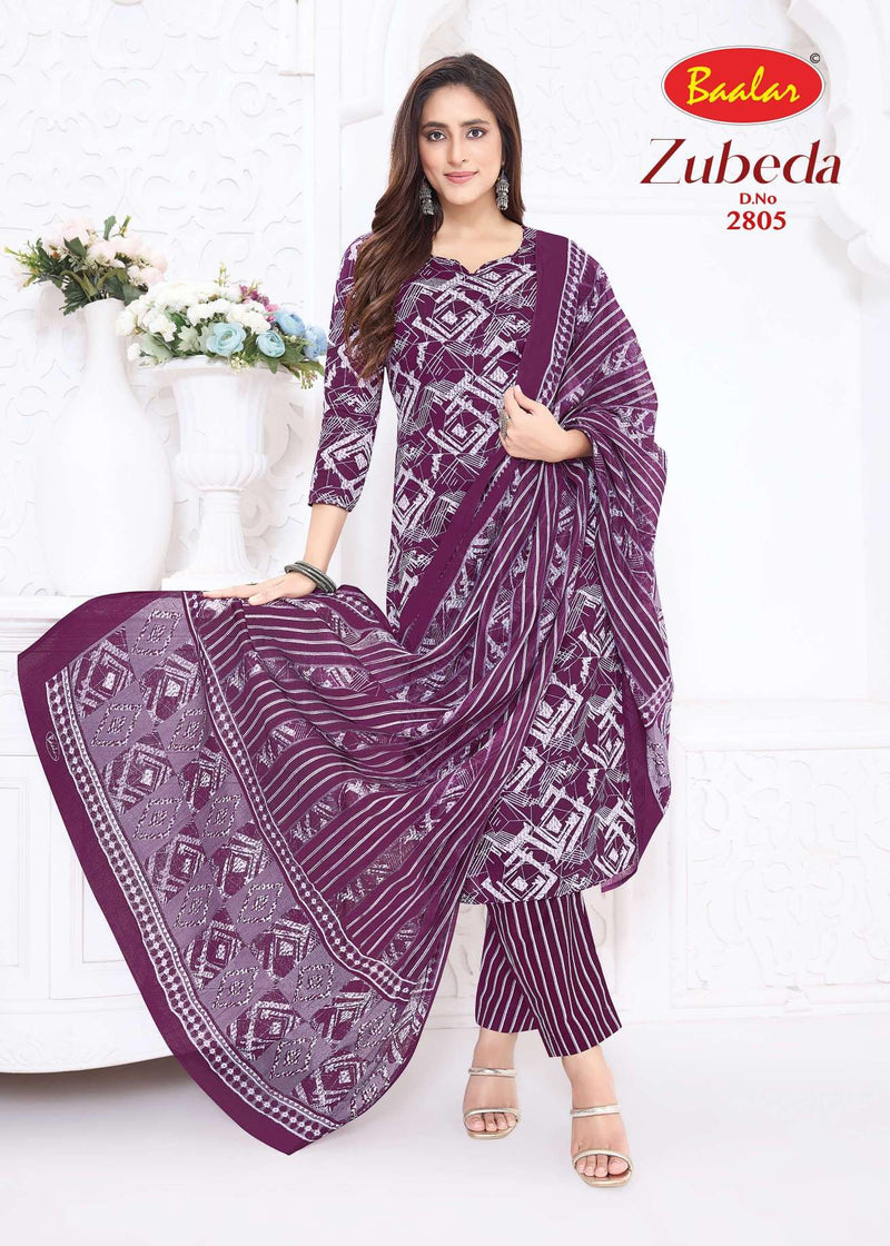 Baalar Zulfat Printed Cotton Dailywear Salwar Kameez
