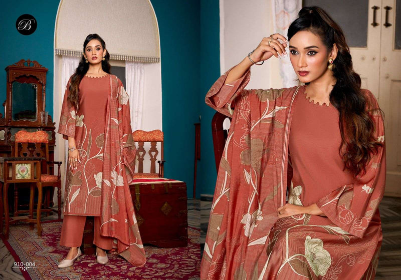 Belliza Designer Studio Betaab Pure Modal Viscose Maslin Embroidered Work Salwar Suit