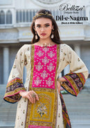 Belliza Designer Studio Dil E Nagma Pure Jam Cotton Handwork Salwar Kameez