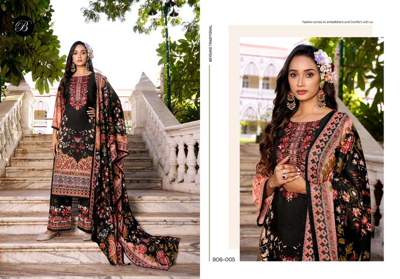 Belliza Designer Studio Dilshad Vol 5 Pure Viscose Rayon Exclusive Embroidered Work Salwar Suit