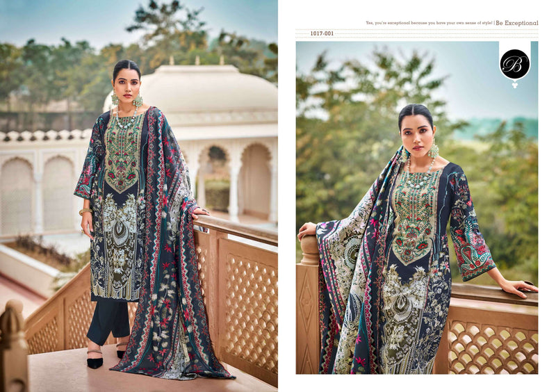 Belliza Designer Studio Guzarish Vol 18 Pure Cotton Print Embroidered Work Salwar Suit