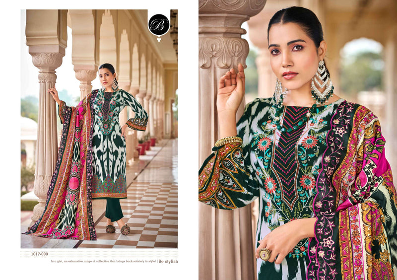 Belliza Designer Studio Guzarish Vol 18 Pure Cotton Print Embroidered Work Salwar Suit