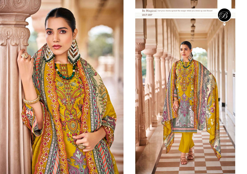 Belliza Designer Studio Guzarish Vol 18 Pure Cotton Print Embroidered Work Salwar Suit