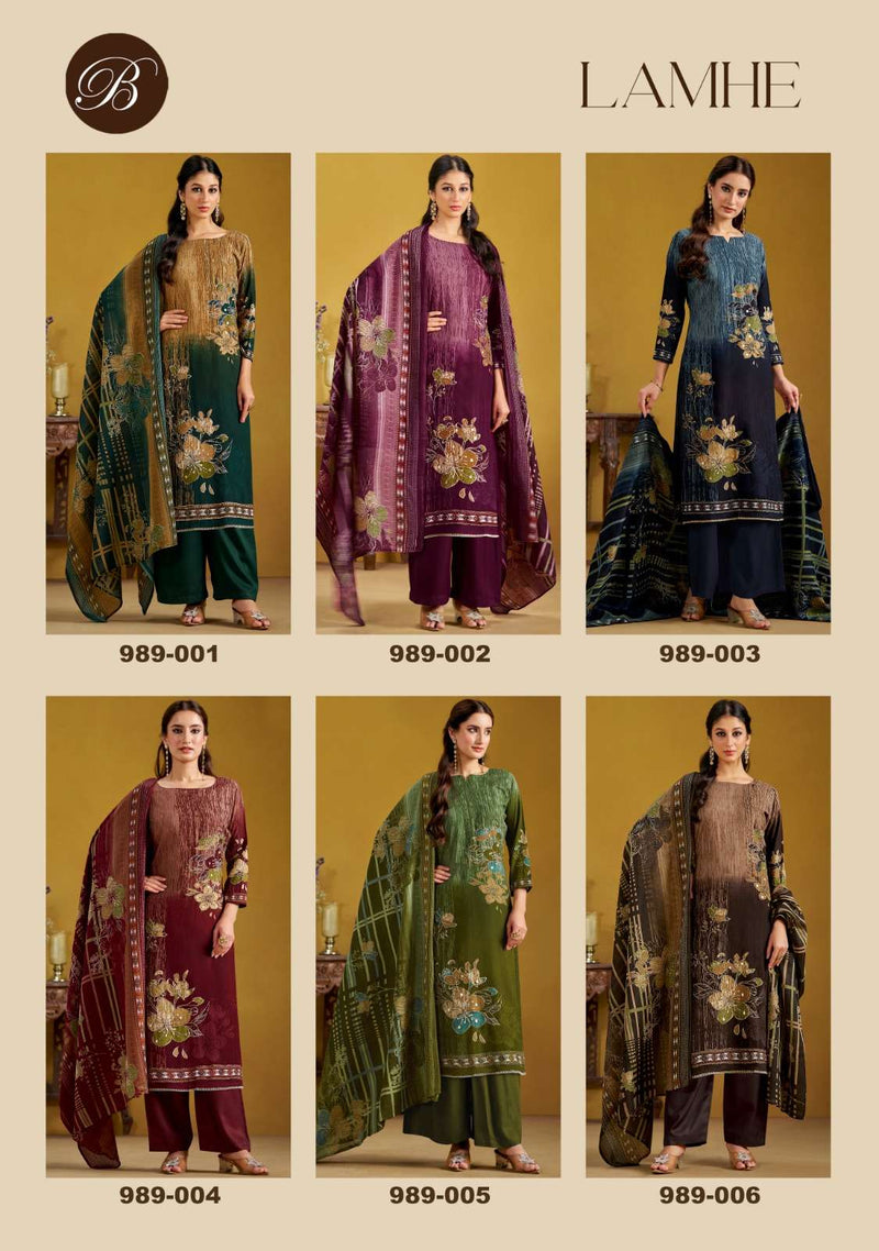 Belliza Designer Studio Lamhe Pure Viscose Rayon Handwork Salwar Suit