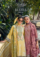 Belliza Designer Studio Naira Vol 106 Pure Cotton Embroidered Work Salwar Suit