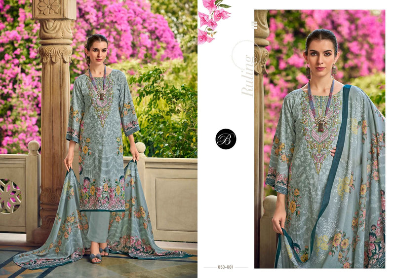 Belliza Designer Studio Naira Vol 107 Pure Cotton Printed Salwar Kameez