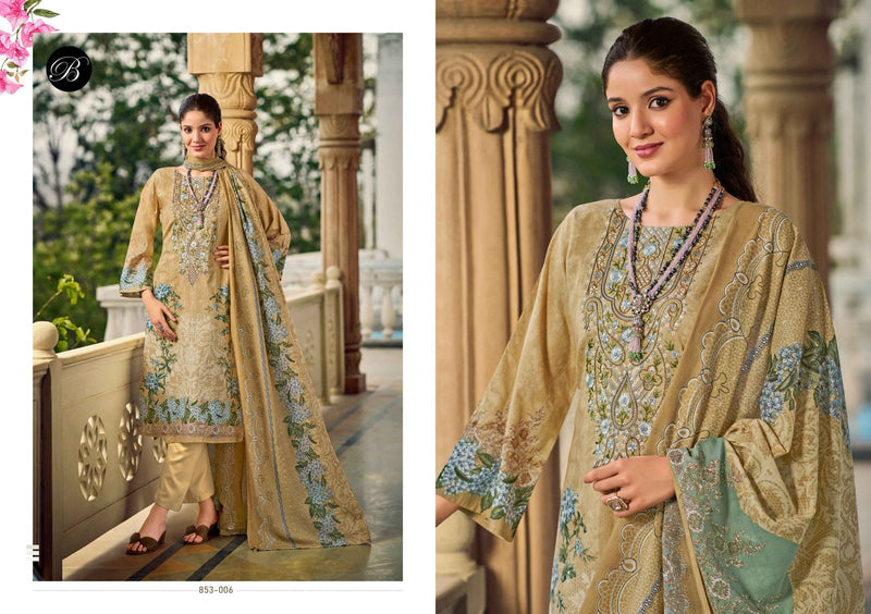 Belliza Designer Studio Naira Vol 107 Pure Cotton Printed Salwar Kameez