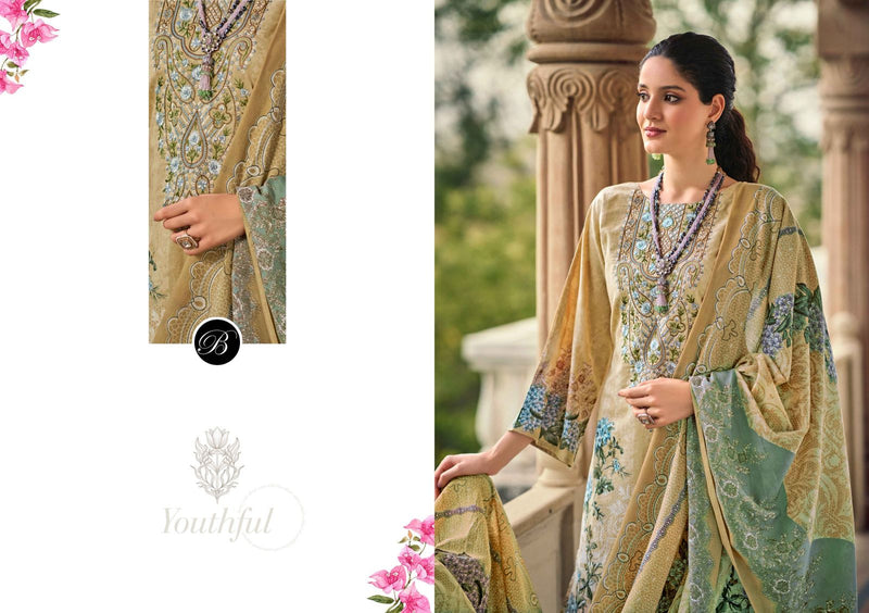 Belliza Designer Studio Naira Vol 107 Pure Cotton Printed Salwar Kameez