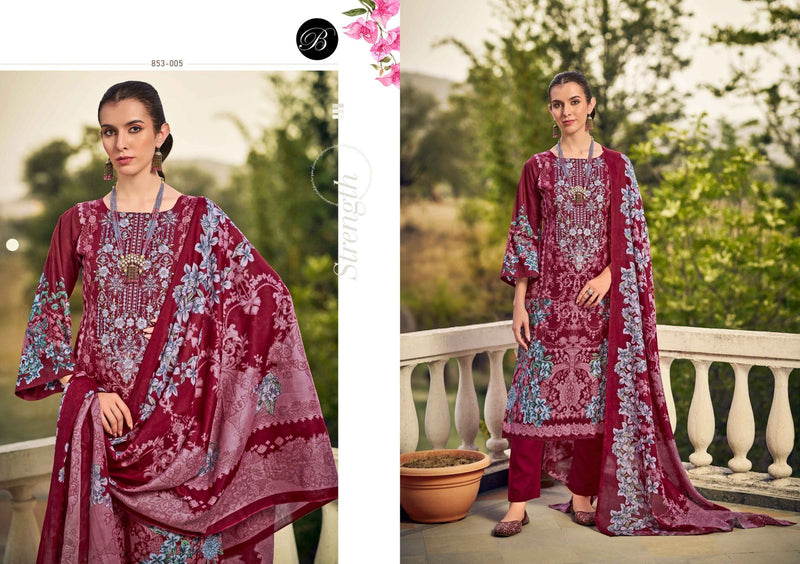 Belliza Designer Studio Naira Vol 107 Pure Cotton Printed Salwar Kameez