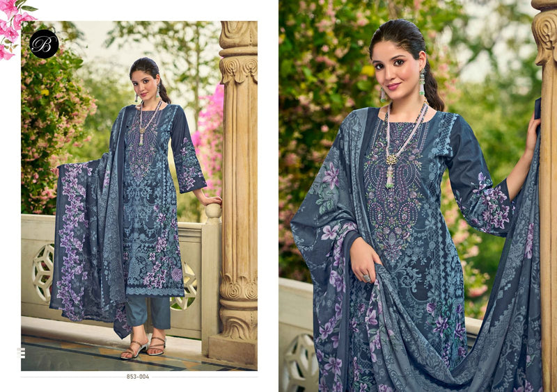 Belliza Designer Studio Naira Vol 107 Pure Cotton Printed Salwar Kameez
