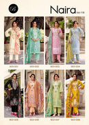 Belliza Designer Studio Naira Vol 118 Pure Cotton Embroidered Work Salwar Suit