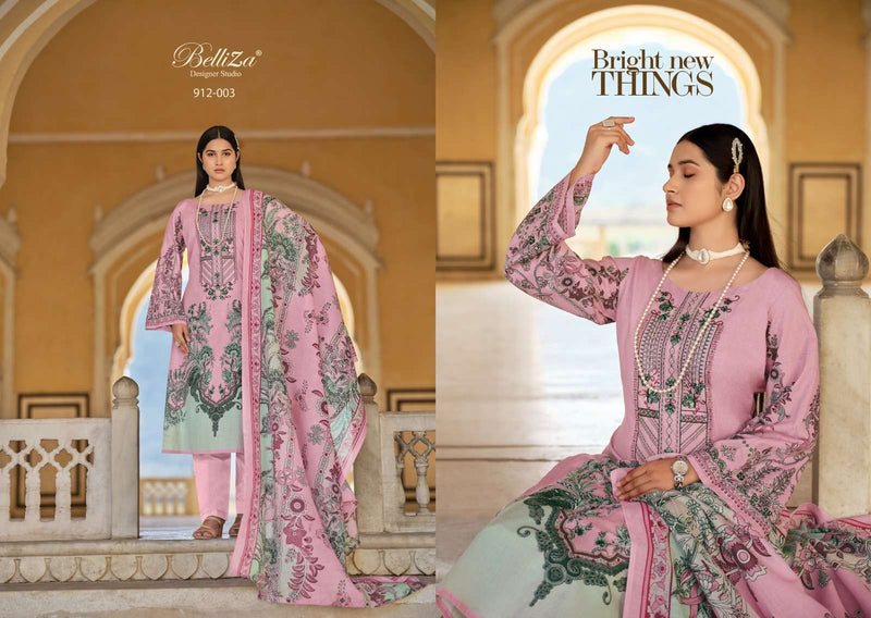 Belliza Designer Studio Naira Vol 49 Pure Cotton Digital Print With Embroidery Work Suit