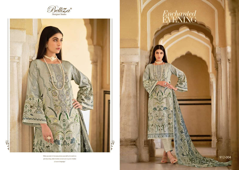 Belliza Designer Studio Naira Vol 49 Pure Cotton Digital Print With Embroidery Work Suit