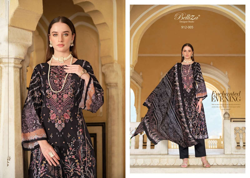 Belliza Designer Studio Naira Vol 49 Pure Cotton Digital Print With Embroidery Work Suit