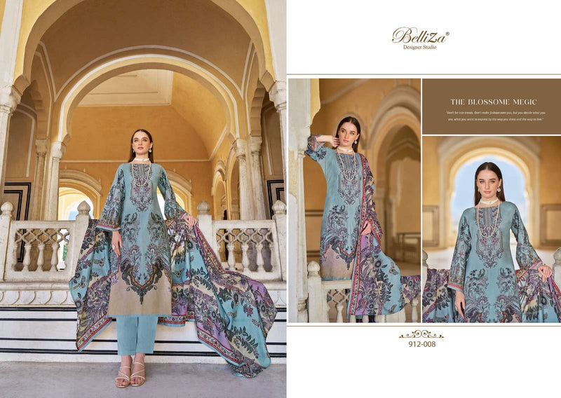 Belliza Designer Studio Naira Vol 49 Pure Cotton Digital Print With Embroidery Work Suit