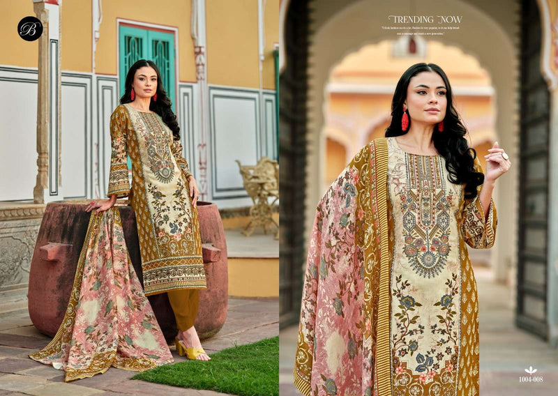 Belliza Designer Studio Naira Vol 83 Pure Cotton Digital Printed Embroidery Suit