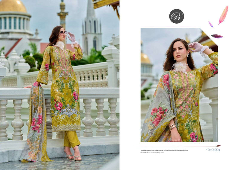 Belliza Designer Studio Naira Vol 88 Pure Cotton Embroidered Work Salwar Suit