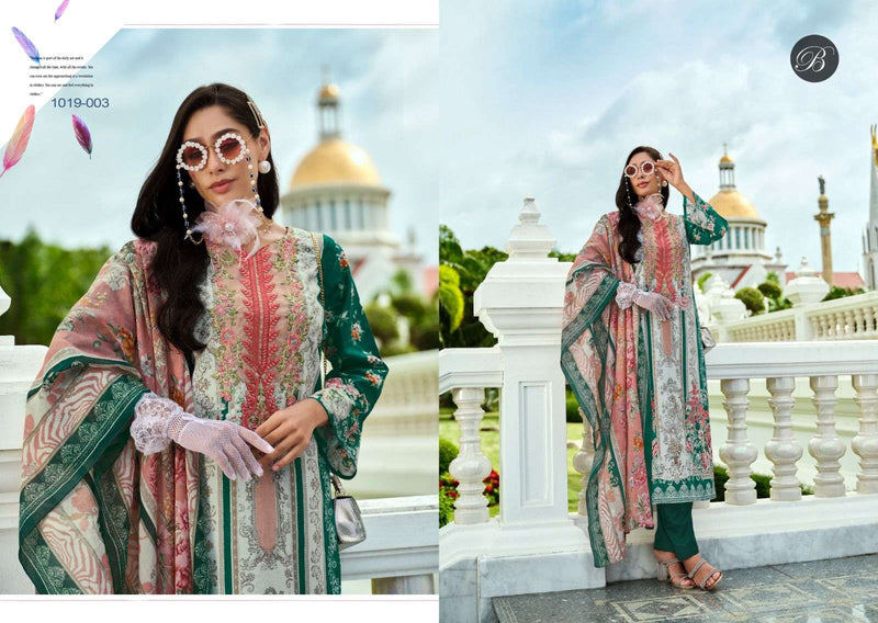 Belliza Designer Studio Naira Vol 88 Pure Cotton Embroidered Work Salwar Suit