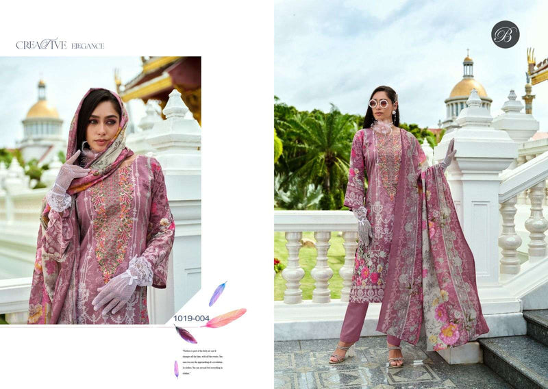 Belliza Designer Studio Naira Vol 88 Pure Cotton Embroidered Work Salwar Suit