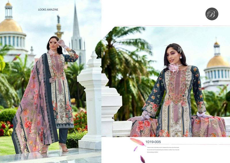 Belliza Designer Studio Naira Vol 88 Pure Cotton Embroidered Work Salwar Suit