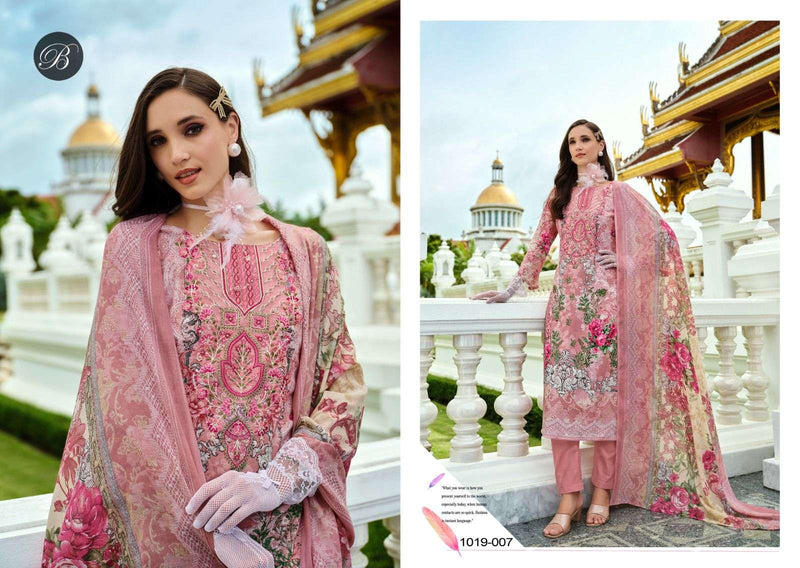 Belliza Designer Studio Naira Vol 88 Pure Cotton Embroidered Work Salwar Suit