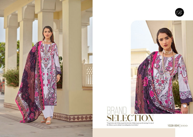 Belliza Designer Studio Naira Vol 91 Pure Cotton Embroidered Salwar Suit