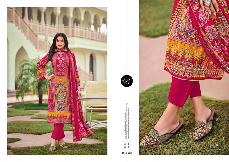 Belliza Designer Studio Nusrat Vol 3 Pure Muslin Digital Print Exclusive Work Salwar Suit