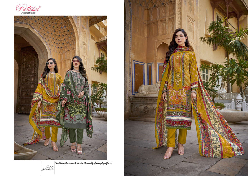 Belliza Designer Studio Riwayat Rayon Digital Print With Exclusive Heavy Self Embroidery Salwar Suit