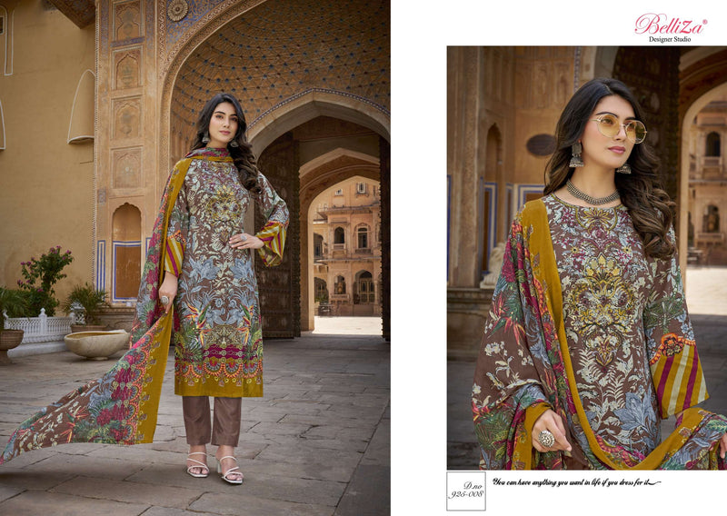 Belliza Designer Studio Riwayat Rayon Digital Print With Exclusive Heavy Self Embroidery Salwar Suit