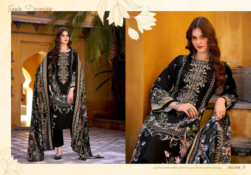 Belliza Designer Studio Riwayat Vol 14 Pure Viscose Rayon Embroidered Salwar Kameez