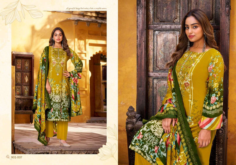 Belliza Designer Studio Riwayat Vol 14 Pure Viscose Rayon Embroidered Salwar Kameez