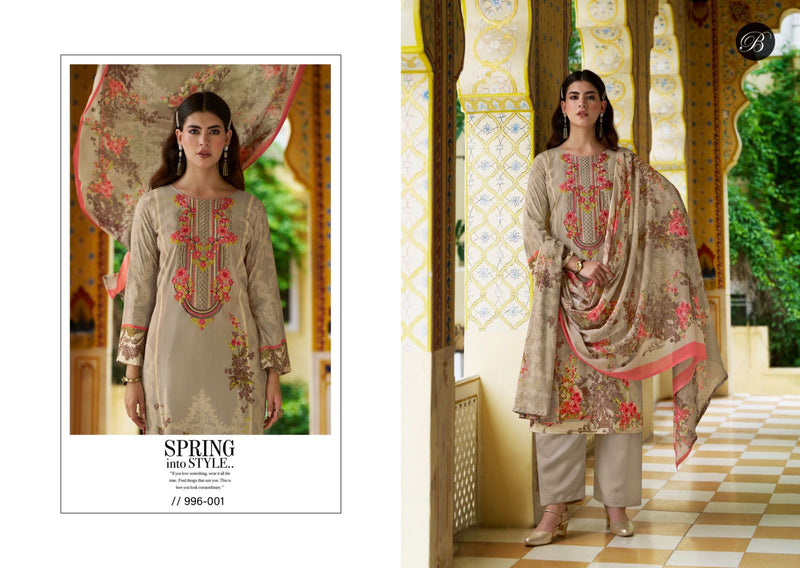 Belliza Designer Studio Riwayat Vol 7 Pure Viscose Rayon Printed Salwar Suit