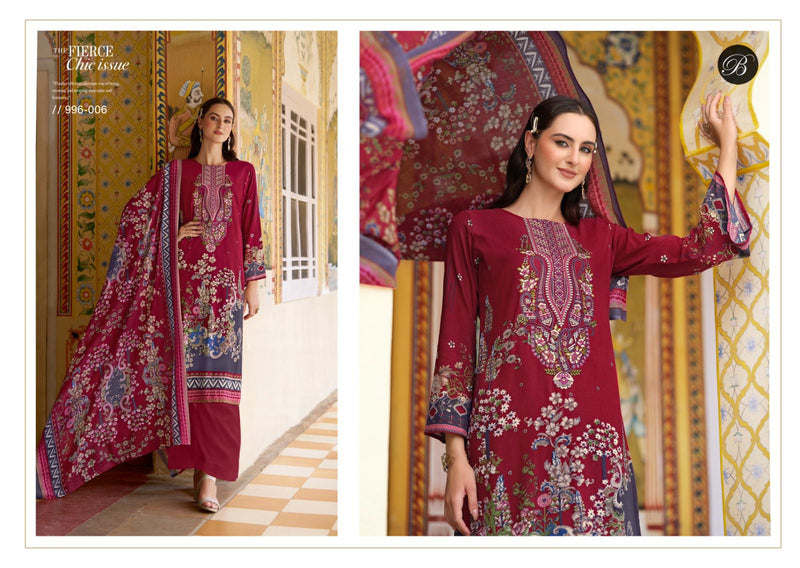 Belliza Designer Studio Riwayat Vol 7 Pure Viscose Rayon Printed Salwar Suit