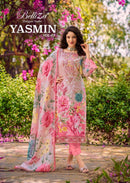Belliza Designer Studio Yasmin Vol 3 Pure Cotton Digital Print Embroidered Salwar Kameez