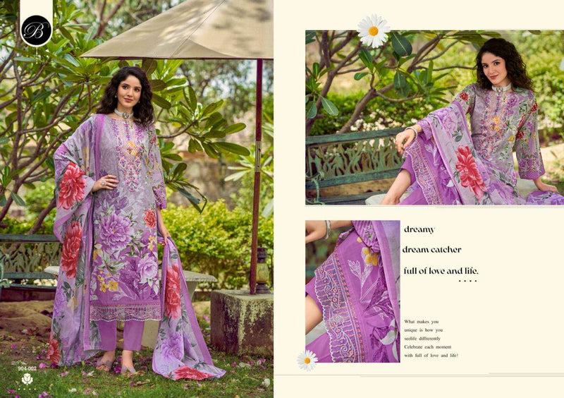 Belliza Designer Studio Yasmin Vol 3 Pure Cotton Digital Print Embroidered Salwar Kameez