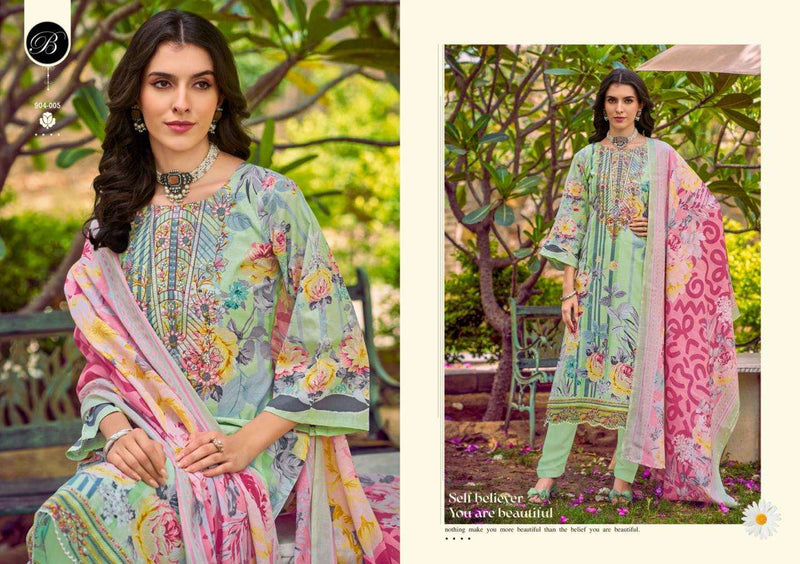 Belliza Designer Studio Yasmin Vol 3 Pure Cotton Digital Print Embroidered Salwar Kameez