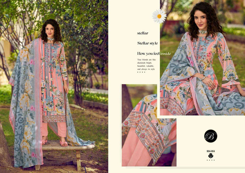 Belliza Designer Studio Yasmin Vol 3 Pure Cotton Digital Print Embroidered Salwar Kameez