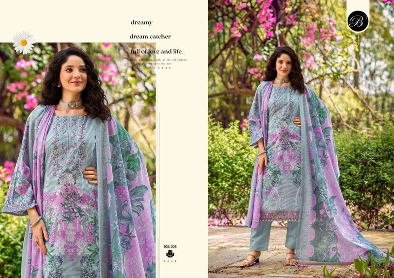 Belliza Designer Studio Yasmin Vol 3 Pure Cotton Digital Print Embroidered Salwar Kameez