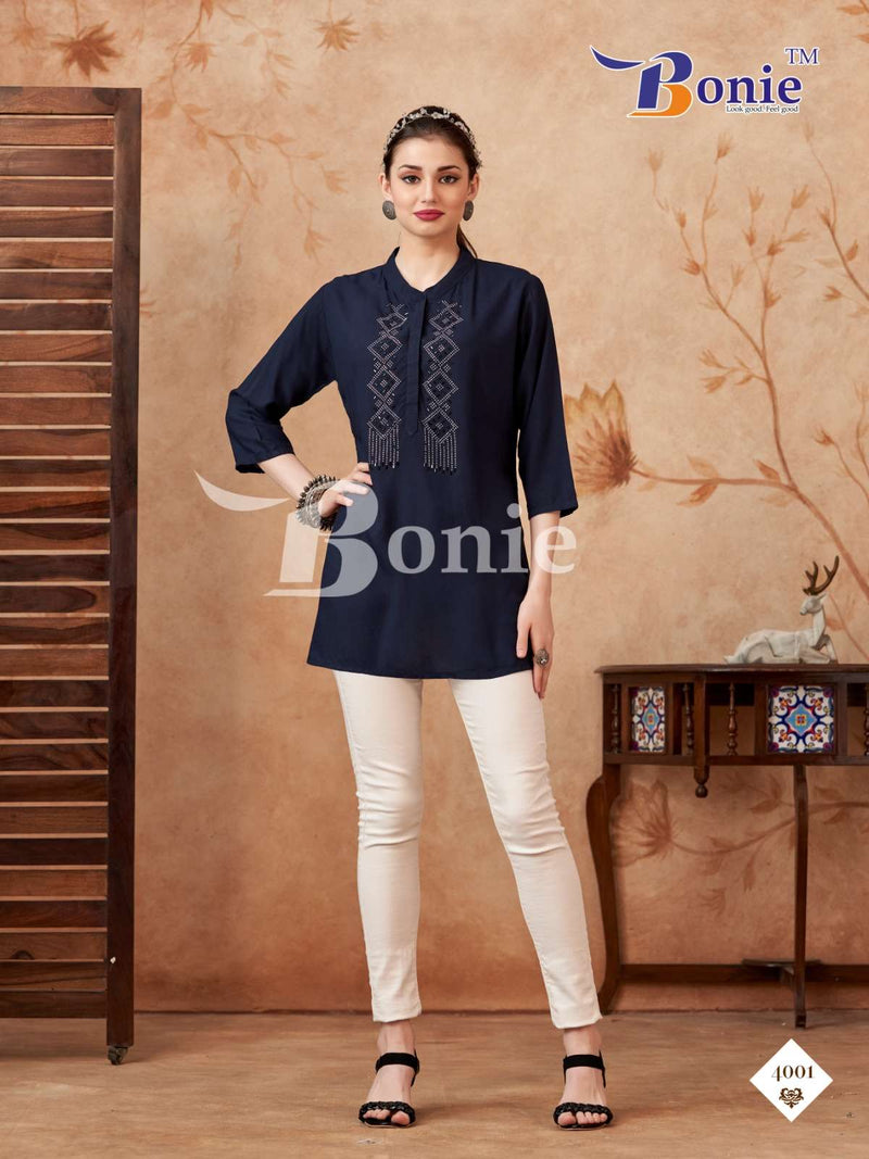 Bonie Berkha Vol 4 Rayon Short Fancy Designer Daily Wear Tops