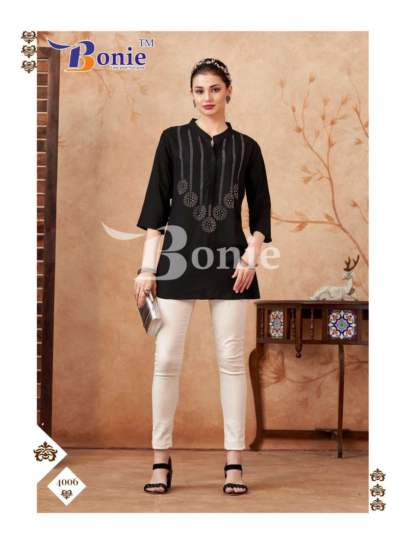 Bonie Berkha Vol 4 Rayon Short Fancy Designer Daily Wear Tops