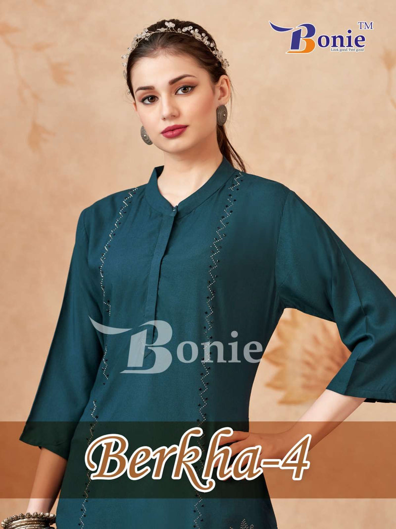 Bonie Berkha Vol 4 Rayon Short Fancy Designer Daily Wear Tops