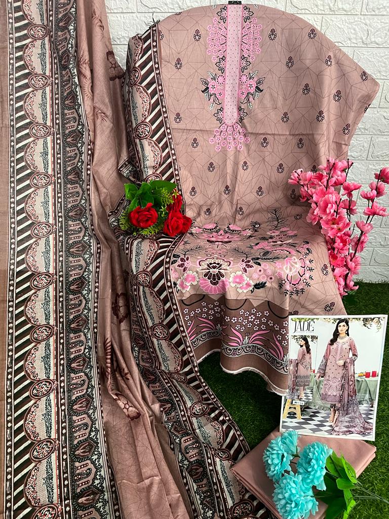 Jade Chevron Vol 2 Printed Lawn Cotton Salwar Suits